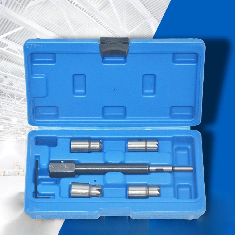 5-Piece Diesel Injector Holder Cleaning Reamer Set