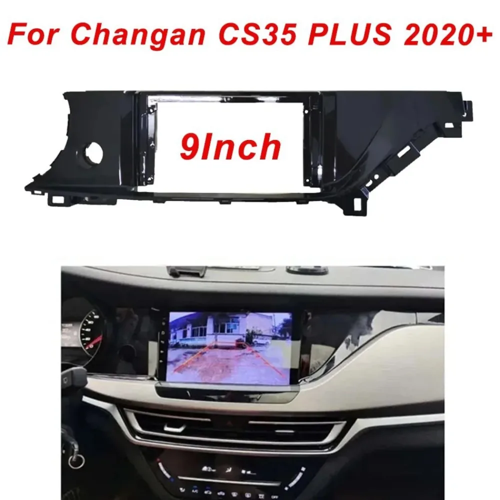

For 2020+ CHANGAN CS35 PLUS 9''Car GPS Navigation Stereo Radio Fascias Panel Frame Fit 2Din Dash Screen Stereo Plastic Mount Kit