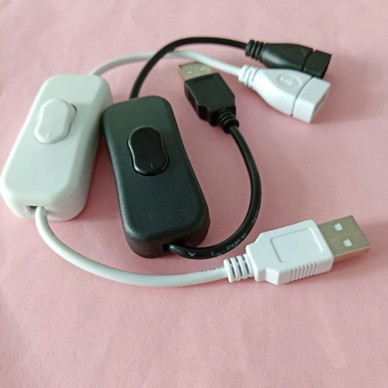 30CM USB Nam Nữ Mở Rộng Dây Cáp USB Có Công Tắc Bật/Tắt Dây