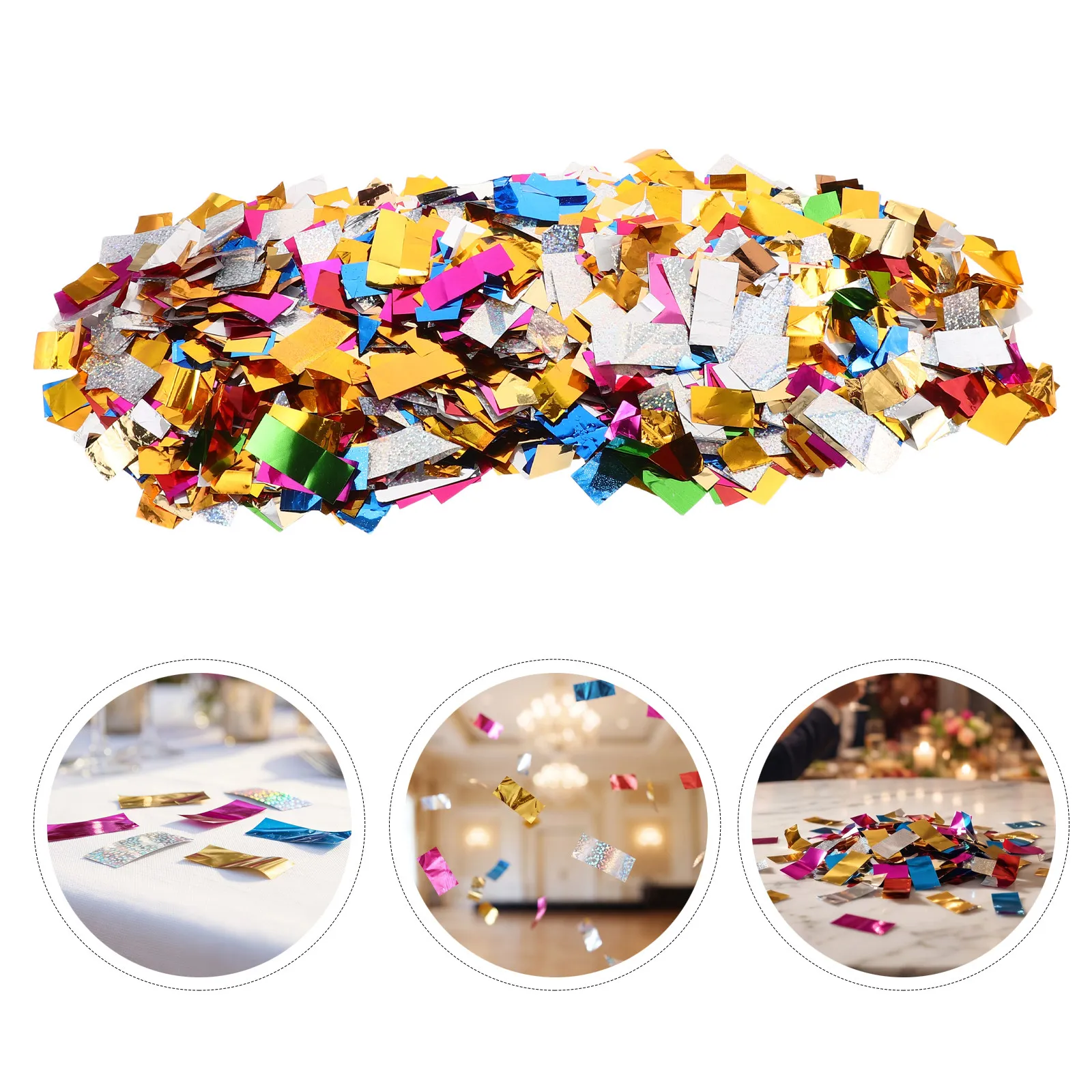 Refill Lightweight Vibrant Colored Confetti Paper for Wedding Concert Party Electric Streamer Cannon Cartridges