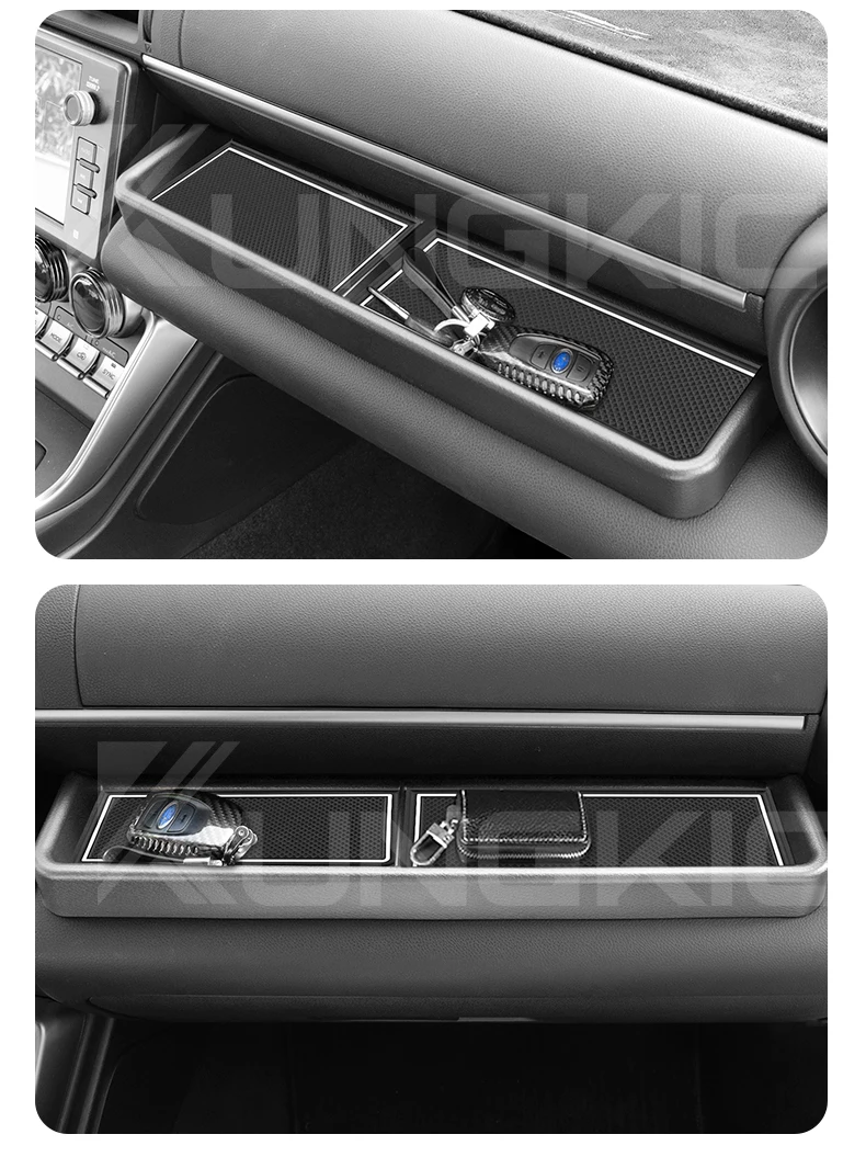 KUNGKIC Für Subaru BRZ Toyota GR86 2021-2023 2024 2025 Beifahrer-Handschuhfach-Aufbewahrung, Handy-Organizer, RHD LHD Zubehör – Detail 5