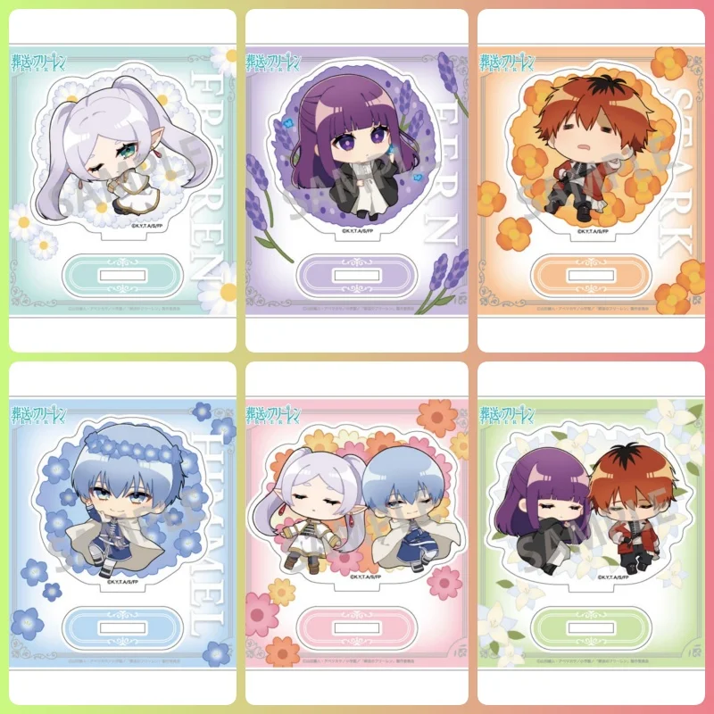 Frieren: Beyond Journey's End 10CM Chibi Acrylic Standee Face pinching Collecting accessories Ornament keychain