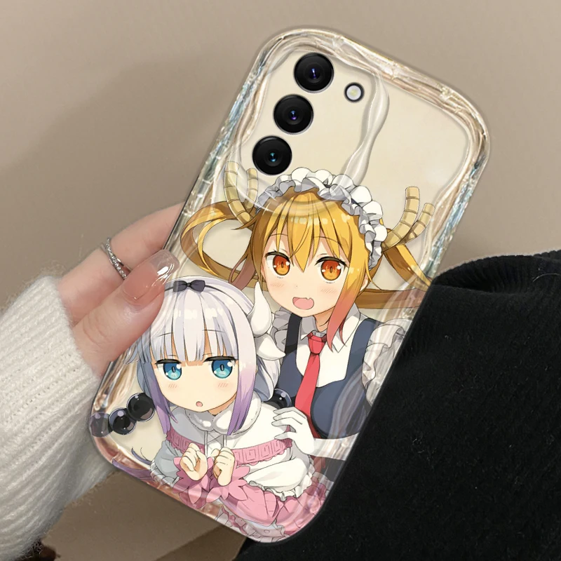 Miss Kobayashi Dragon Maid Cover For S21 S23 S24 Ultra Plus FE A55 A35 A25 A05S A54 A53 A52 A33 A32 Wave Oil Phone Case