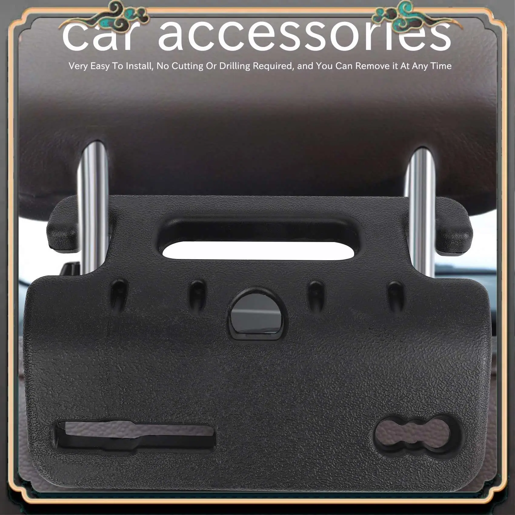 

M45K-Car Seat Back Hook For Suzuki Jimny JB64 JB74 2018-2020 Headrest Hook Car Storage Holder Headrest Mount Hanger Holder