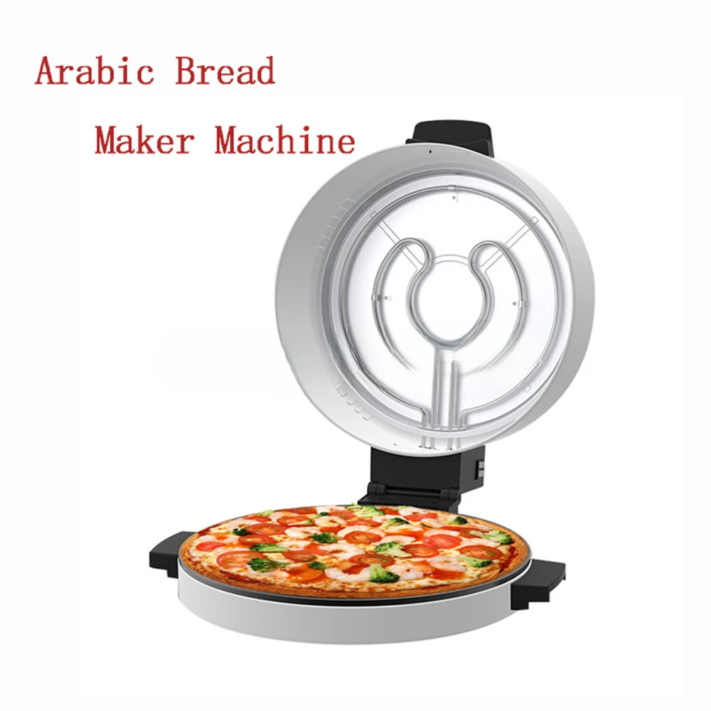 Household Multi Functional Electric Pizza Machine, Roast Steak Bread Maker, Non Stick Pot Coating, 30cm