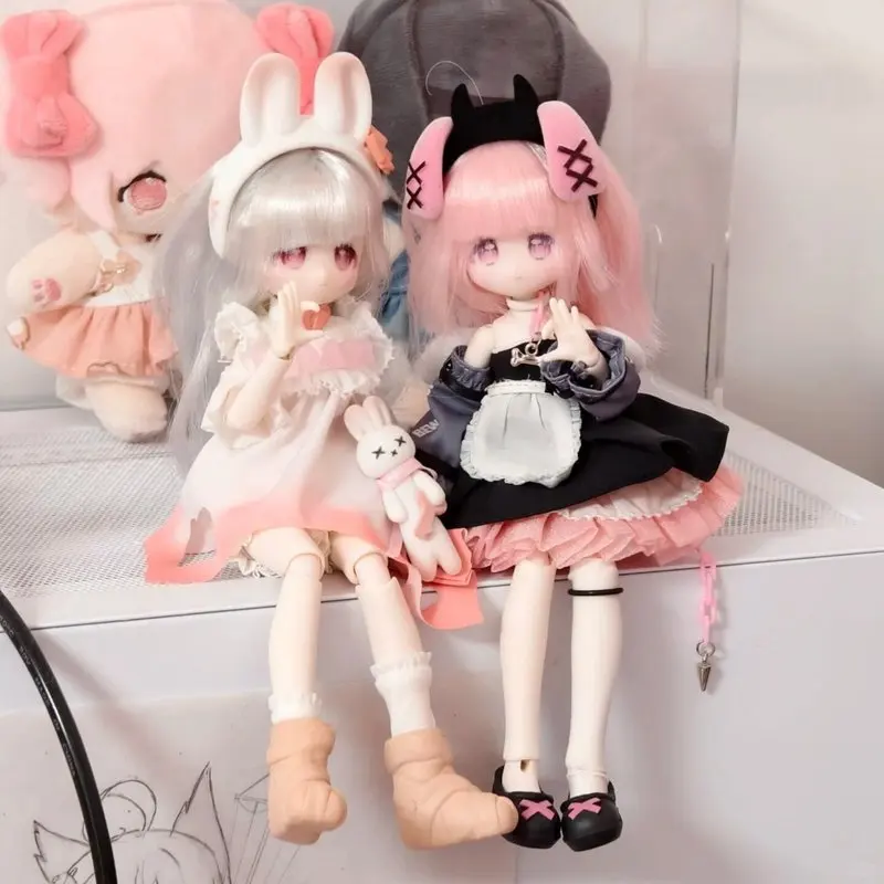 

Lovely Kwaidan Series 1/8 Bjd Blind Box Hair Implanted Kawaii Cute Girl Action Figure Ornament Mystery Box Girls Customized Gift