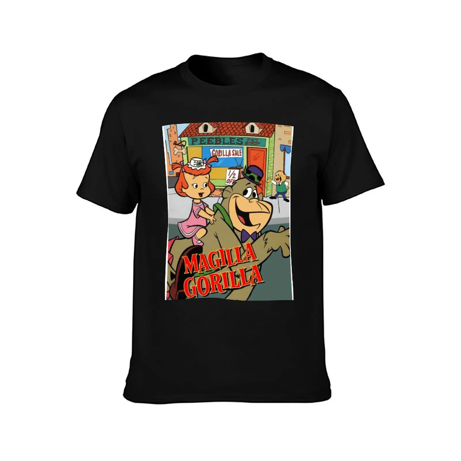 MAGILLA GORILLA : Vintage Cartoon Abstract Character Print T-Shirt graphic shirts boys animal print men clothing