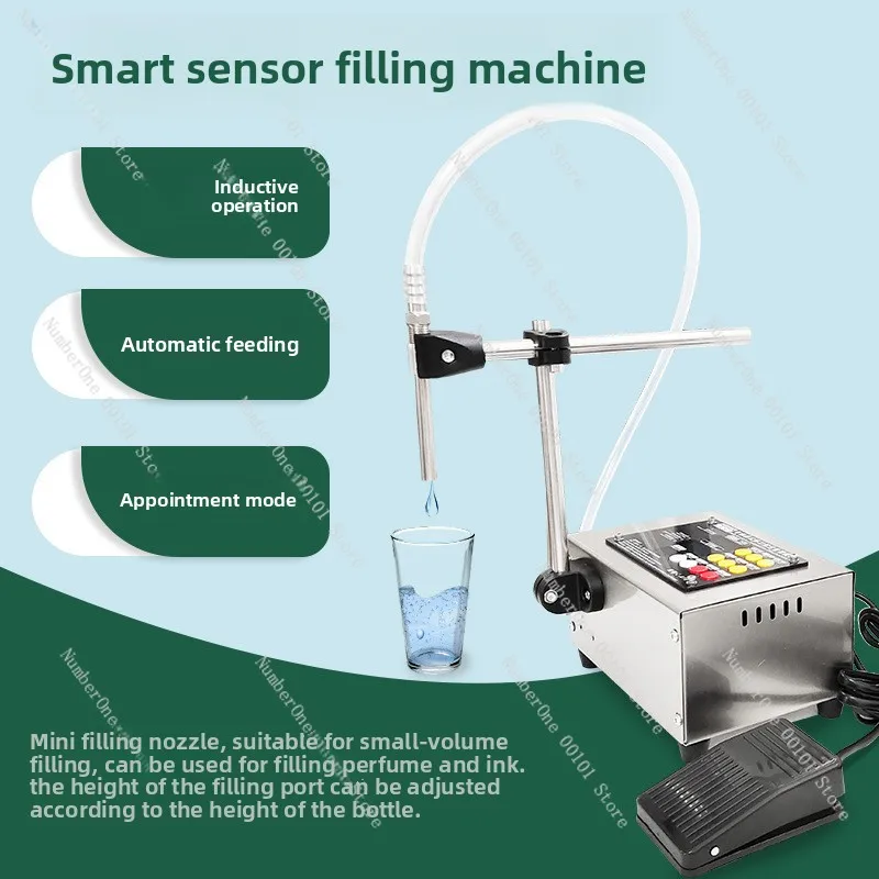 Fully Automatic Mini Intelligent Liquid Filling Machine Quantitative Bottling Equipment