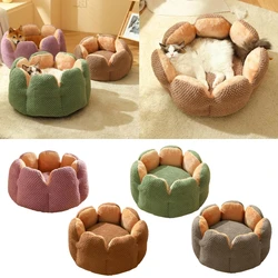 Breathable Warm Pet Bed House Cactus Flower Washable Soft Cushions Kennels for Small Dogs Cats Pet Supplies Dropship