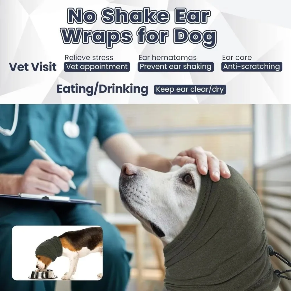 Anti Slip Hond Anti Donder Hoofddeksels Anti Schrikken Anti Hematoma Geluiddichte Oorbeschermers Warme Verstelbare Hond Oorbeschermers Outdoor Gebruik
