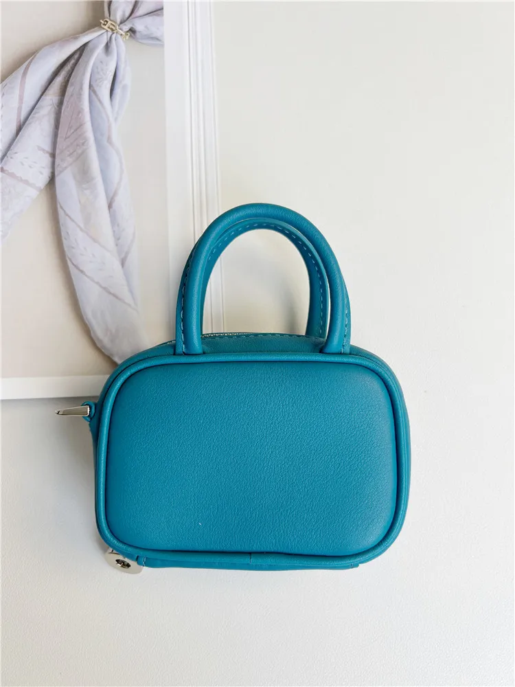 

Deluxe Bowling Bag Multicolor Cact Cute Lipsti Holder Faionable Versatile Handbag Sweet Lady Sle Zipper Closure