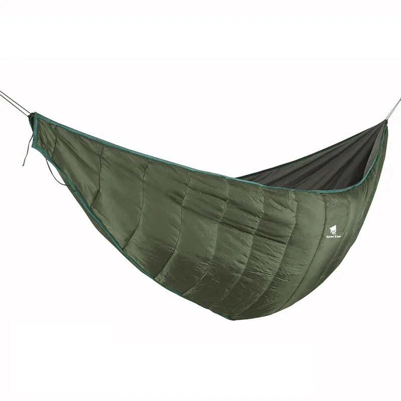 Factory direct sale outdoor leisure convenient camping hammock rainproof waterproof lightweight folding hammock warm quilt