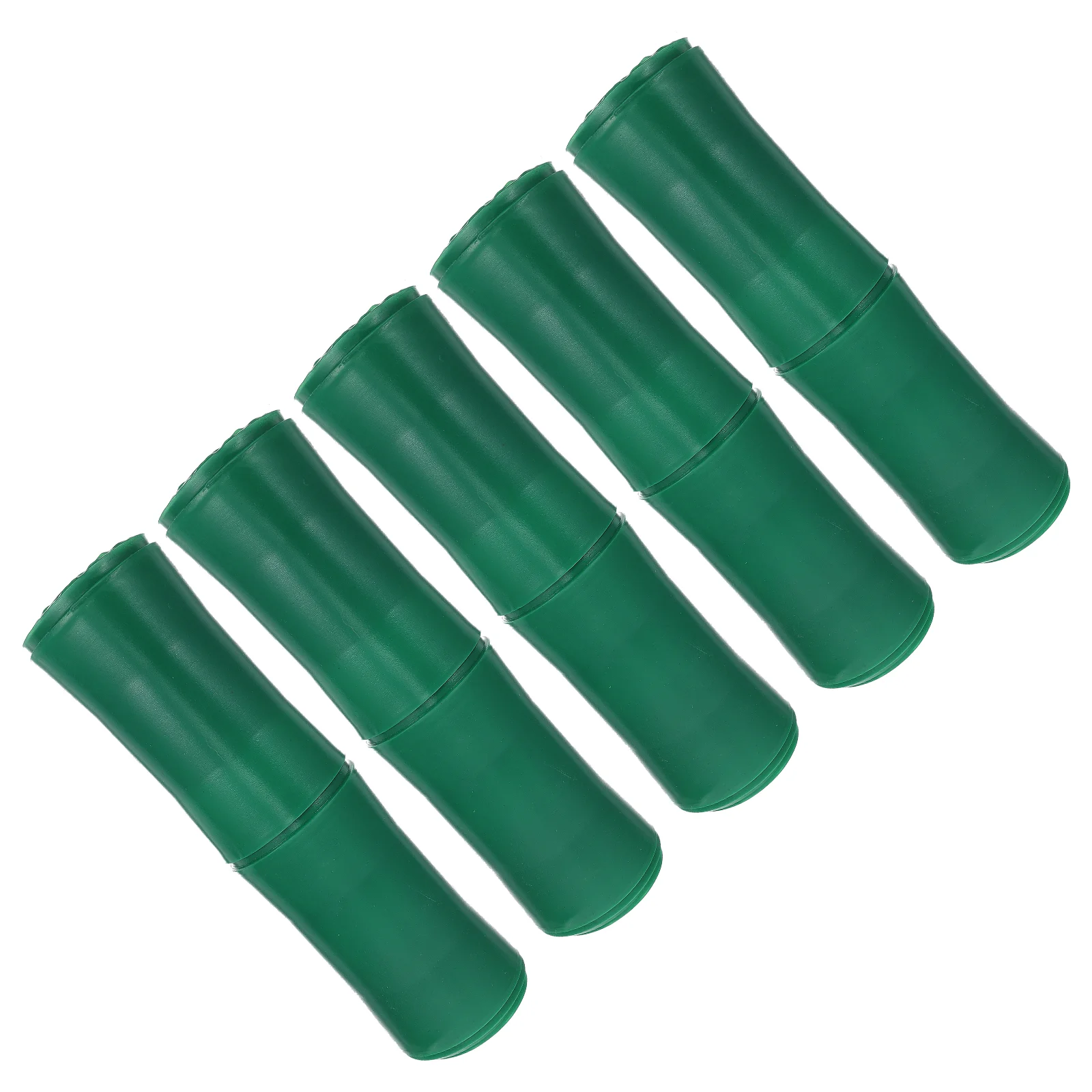 5 Pcs Simulated Bamboo Skin DIY Pipe Decor Cover Green Plant Prop Tube Drain Decorative Heating Plastic Water Piper Artificial