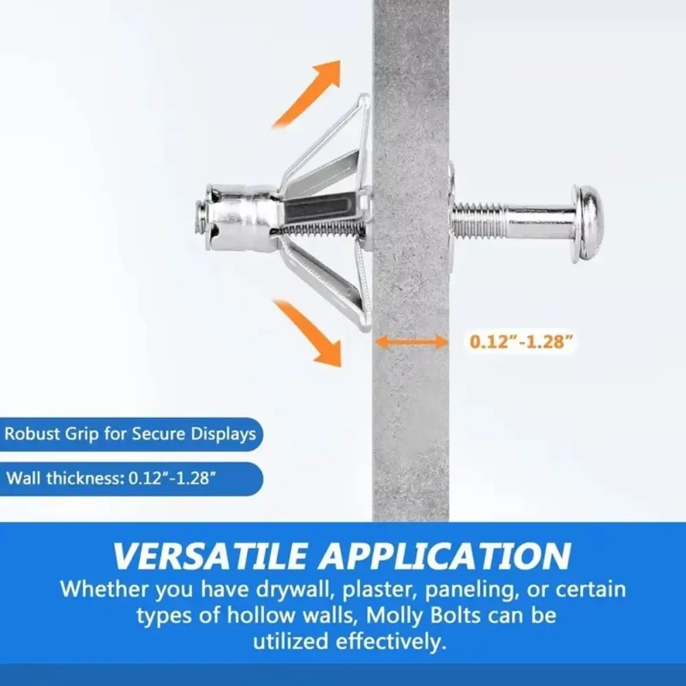 

Крепежный инструмент для гипсокартона с полой стенкой Gecko M4 M6 M8 M10, винтовой болт, высокопрочный винт, инструмент, материал премиум-класса, прочный