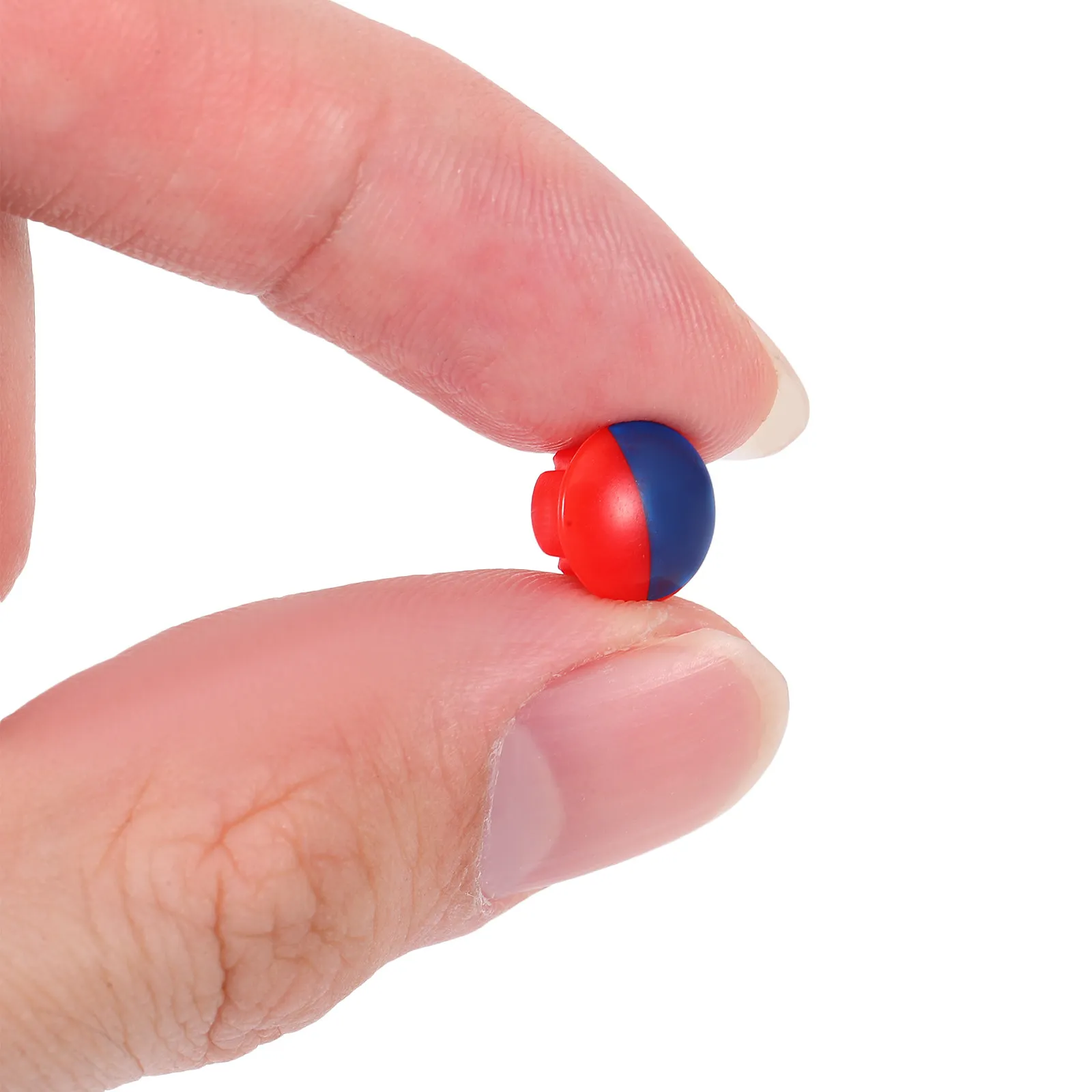

100Pcs Cold and Hot Water Faucet Markers Easy Install Red Blue Indicator Buttons for Kitchen Tap Repair Bathroom Mixer Tap