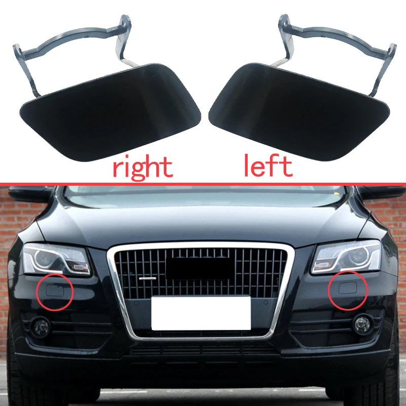 8R0955275 8R0955276 for Audi Q5 2009-2012 Car Headlights Water Spray Cover Front Bar Decorative Cover Cleaning Cover