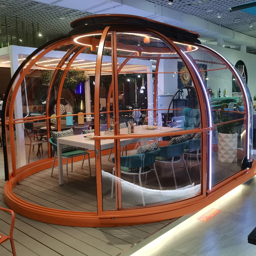 Starry Sky Dome Clear Bubble Tent 360 View Customized 3m 5m 6m Diameter For Glamping Hotel Backyard Garden Stargazing