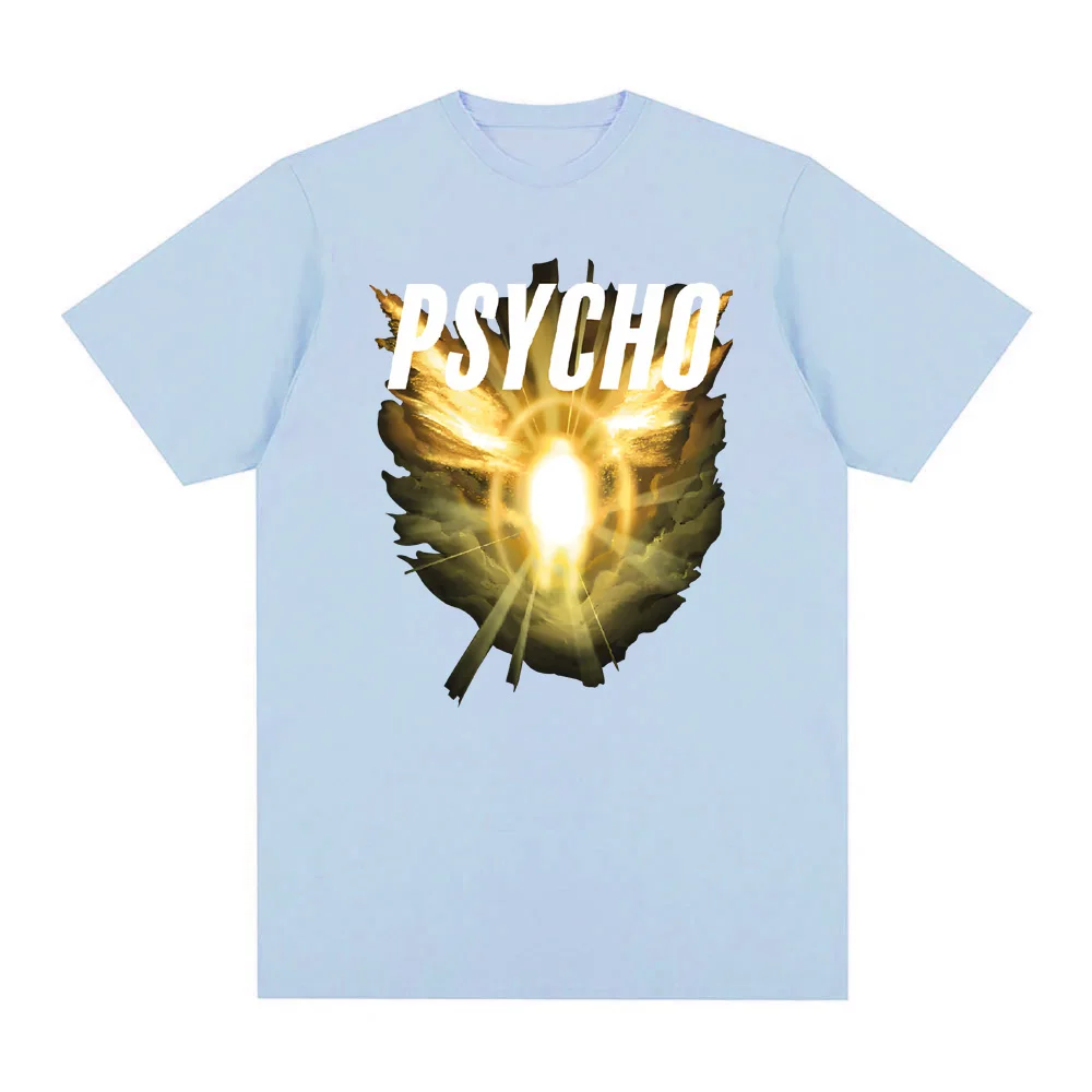 تي شيرت Sacred Psycho Dave نفس الموقع الرسمي 100% قطن 2025 تي شيرت جديد عالي الجودة صيفي 100% قطن برقبة مستديرة تي شيرت