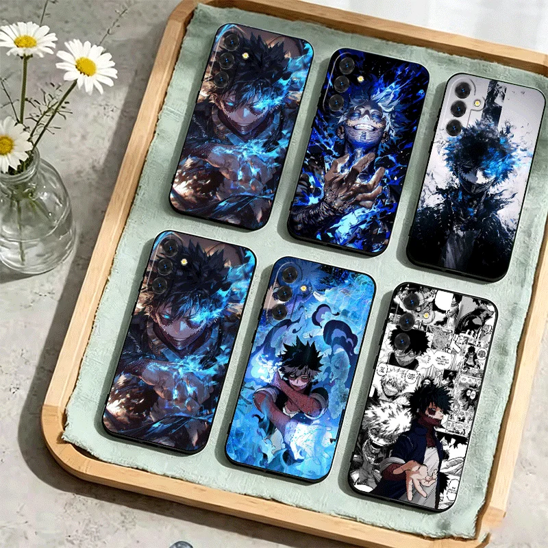 MHA My Hero Dabi Phone Case For Samsung Galaxy A17 A16 A15 A14 A13 A57 A56 A55 A54 A53 A37 A36 A35 A34 A33 A27 A26 A25 A24 A23 A