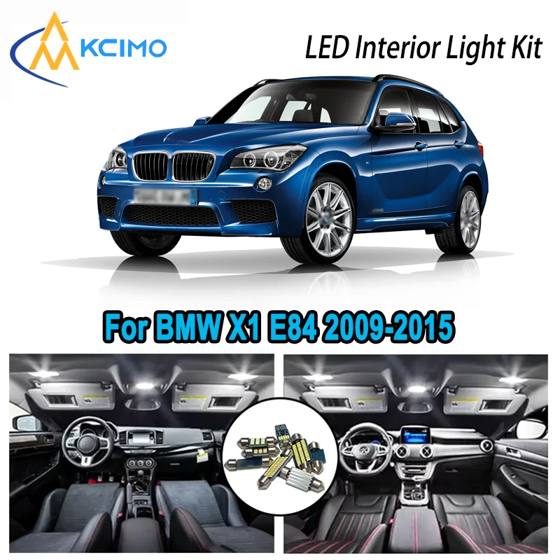 

Для BMW X1 E84 2009-2015 2010 2011 Яркий Премиум Яркий светодиодный комплект внутреннего освещения Купольная карта Багажник Автомобильные лампы с Canbus без ошибок