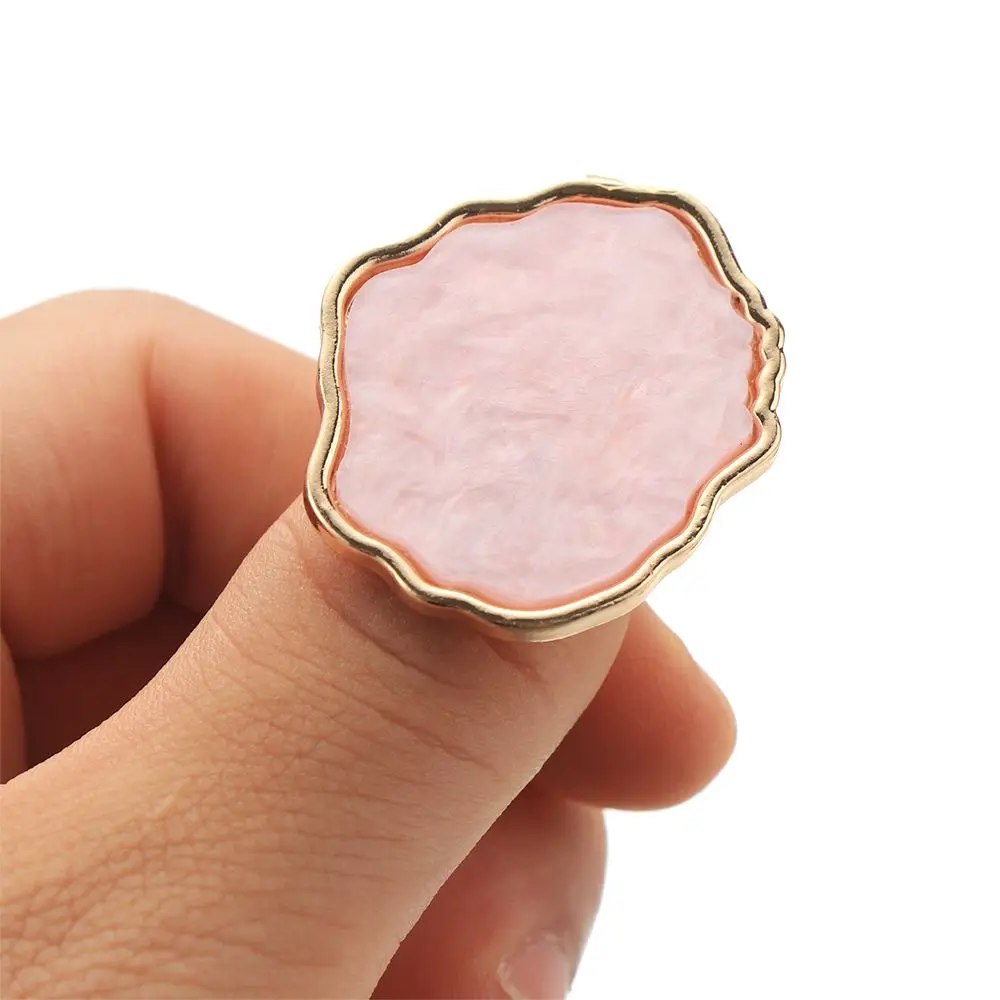 Stone Manicure tool Showing Shelf UV Gel Polish Display Rack Nail Art Palette Finger Ring Plate Pigment Holder Painting Palette