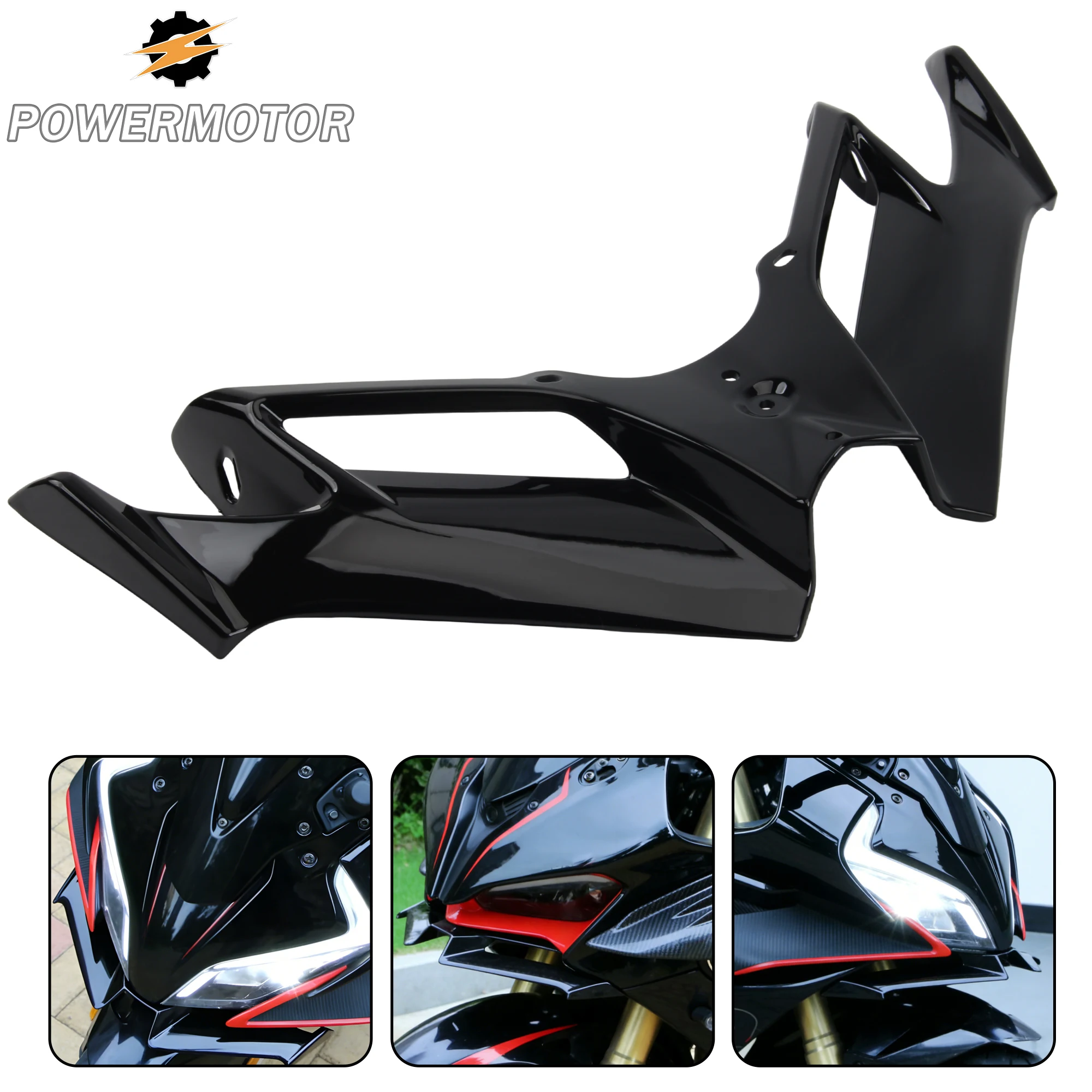 

For Kawasaki Front Fairing Winglet Aerodynamic Wing Cover Trim Spoiler Winglet Body Work Fairing for Ninja 300 CFMoto Modified