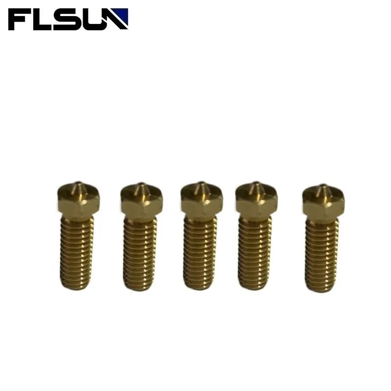 

3D Printer Delta FLSUN V400 Nozzle 3D Printer Accessories Effector Parts Double Opening Hole size 0.4mm 5 pcs/lot