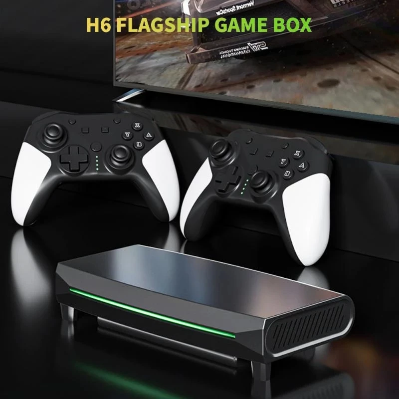 

H6 Retro Arcade Video Game Box 2.4G Dual Controller HDMI Output 20 Simulators 20,000 Game Gift Family TV Video Game Console