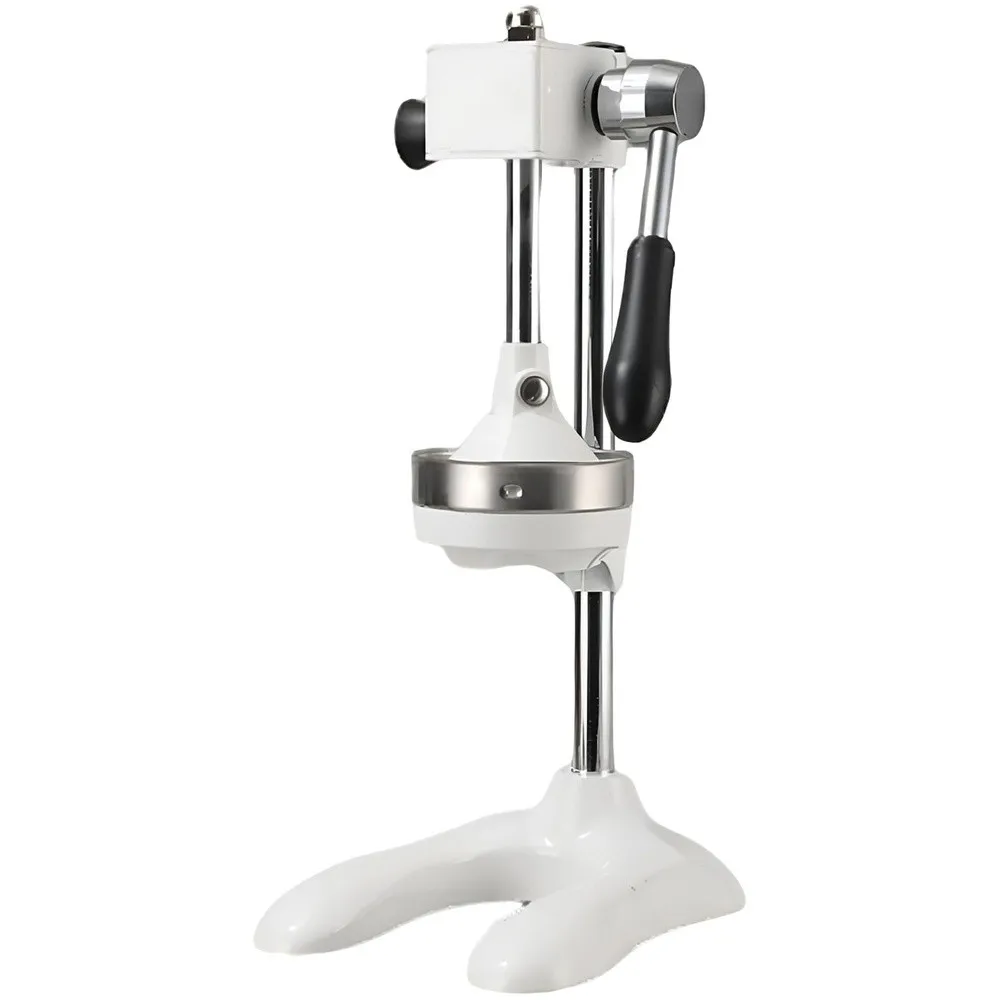 Commercial Cast Iron Hand Press Manual Orange Citrus Lemon Lime Grapefruit Pomegranate Fruit Hand Washable(White)
