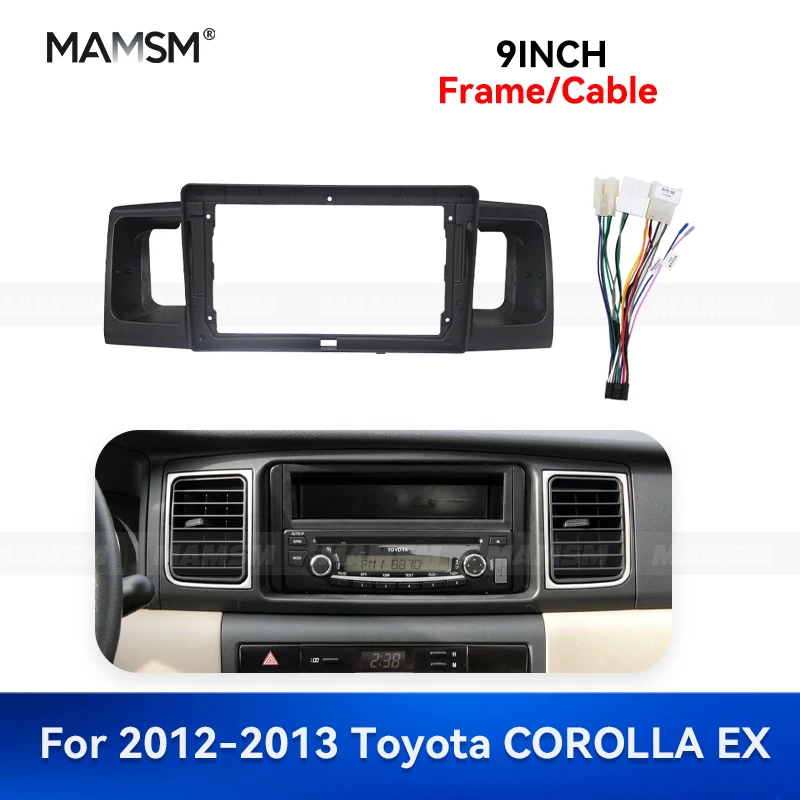 

MAMSM 9-дюймовый для Toyota COROLLA EX 2012-2013 годов Android автомобильный радиоприемник стерео рамка GPS MP4 мультимедийная навигация жгут проводов