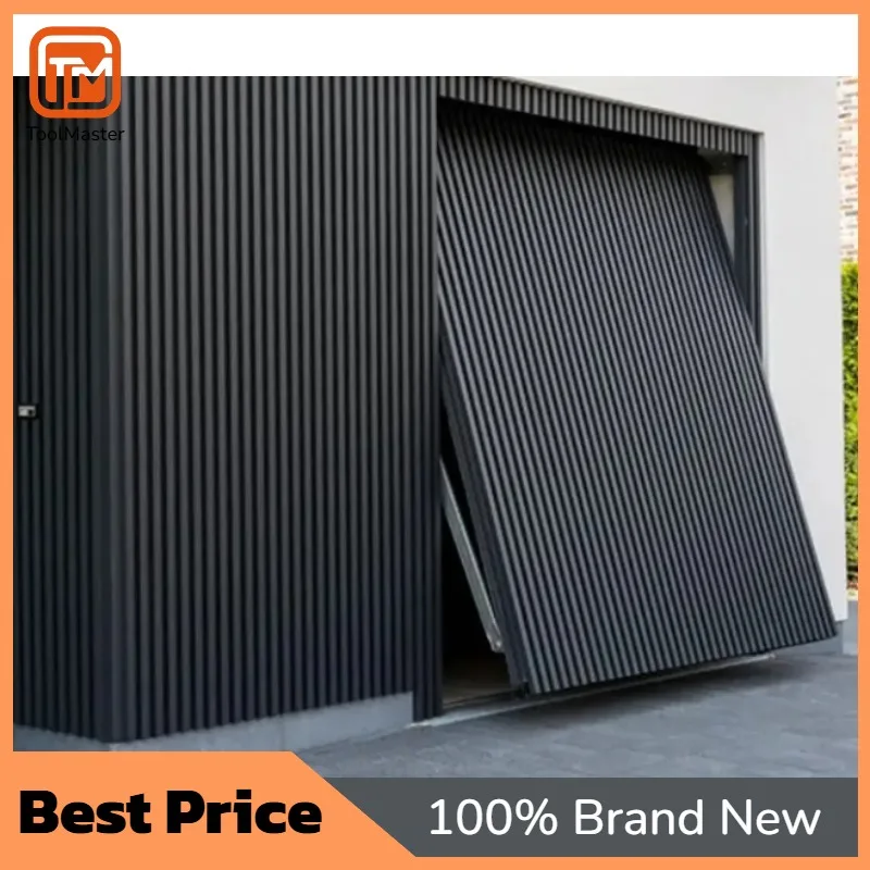 【Hot Sale】Modern Vertical Bi Folding Tilt Up Deco Batten Garage Doors For Villa Slatted Aluminium Grille Garage Door