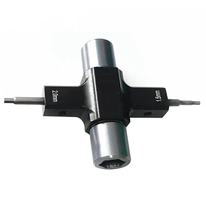 KYCOR-2X M5 Четырехгранный ключ со встроенным односторонним подшипником, отвертка 1,5 мм/2 мм, пропеллерный двигатель