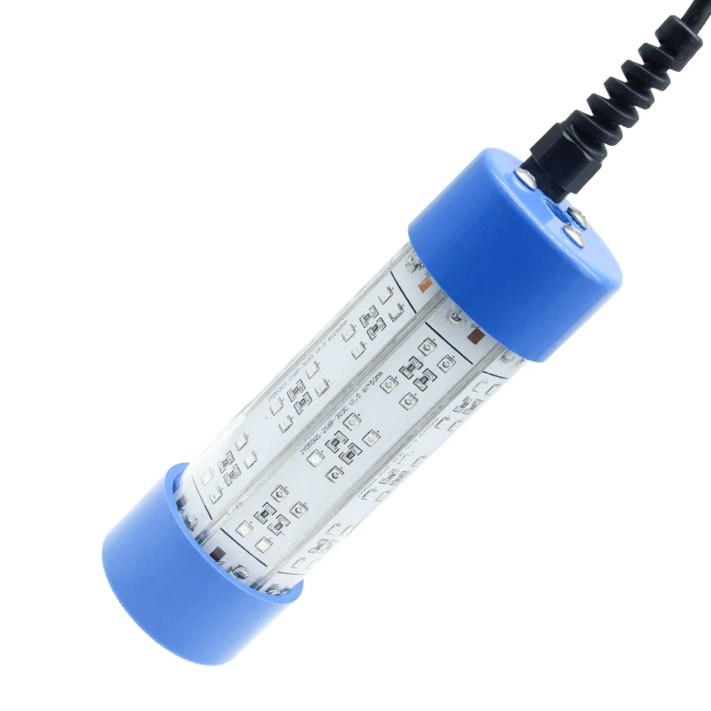 

60W Fish Light Led Lure Fishing DC 12V IP68 Green Color Light Submersible Boat Led Fishing Light Underwater