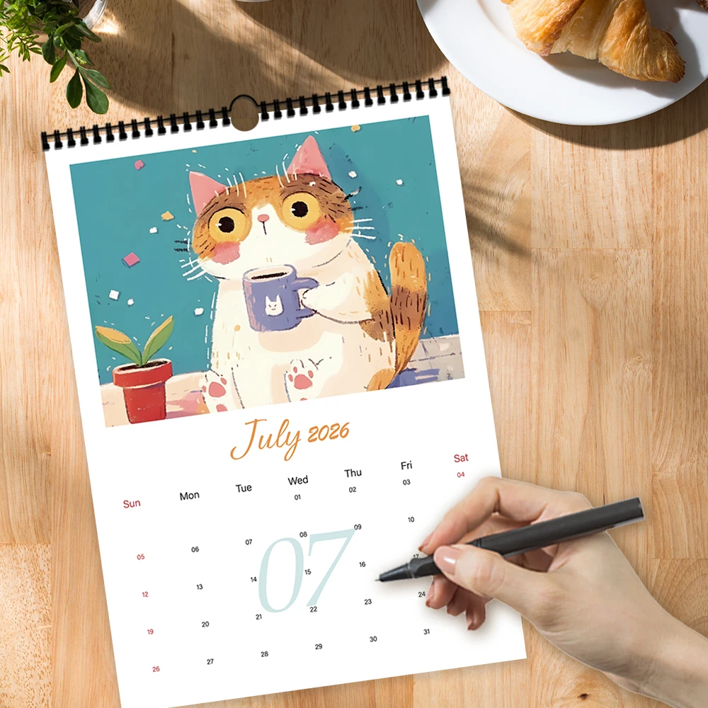 2025 Calendar, Inspirational Scripture Journey Wall Calendar, 12 Month Monthly Planner, Monthly Calendar, Jesus Calendar