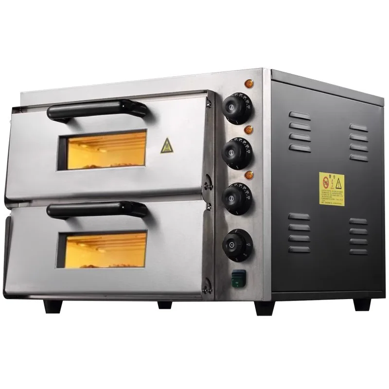 

Electric Oven Commercial Pizza Oven Egg Tart Chicken Wings Oysters Double Layer Two Plates Two Plates Baking Household