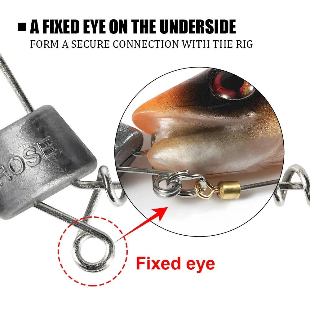 Spinpoler Multi Depth Shallow Screw Pike None Rotation System 5g 10g 15g 20g Lead Softbait Curltail Rig Fishing Gear Accessories view 3