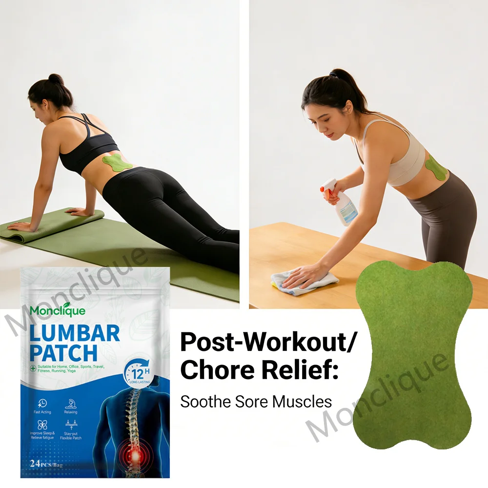 Lumbar Patch Breathable Back Massage Spine Orthopedic Patch Waist Bandage Relaxes Body Promotes Blood Circulation Fitness Office