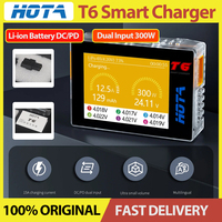 HOTA T6 300W 1-6S Intelligent Charger for a wide range of devices NiZn/Nicd/NiMH Battery RC Drone Spares