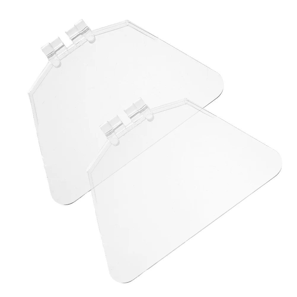 2 Pcs Angle Grinder Protective Glasses Wet Eye Shield Plastic Bench Guard Cover