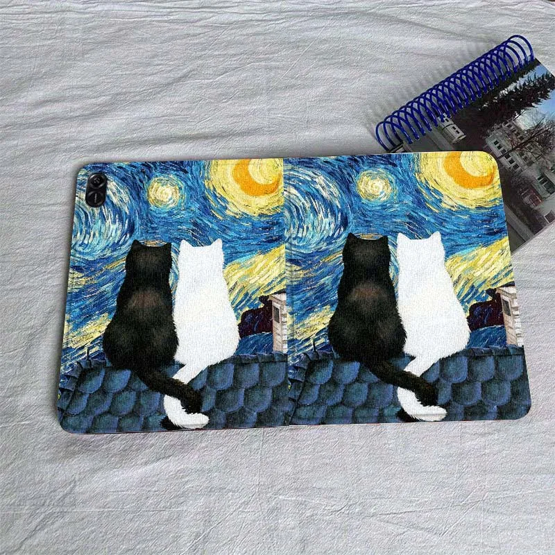 

Anime retro cat pattern For Huawei MatePad Air SE Pro M6 M5 M2 T10s T5 10 11 12.6 11.5 12 X 10.8 Inch 10.1 Tablet Case