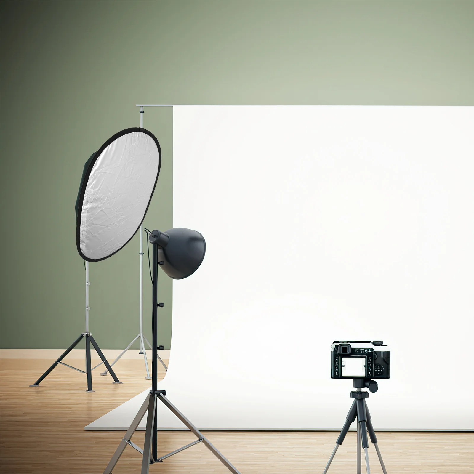 

Photography Reflector 5-In-1 Collapsible Light Reflector For Outdoor Studio Diffuser Panel Photography Accessories