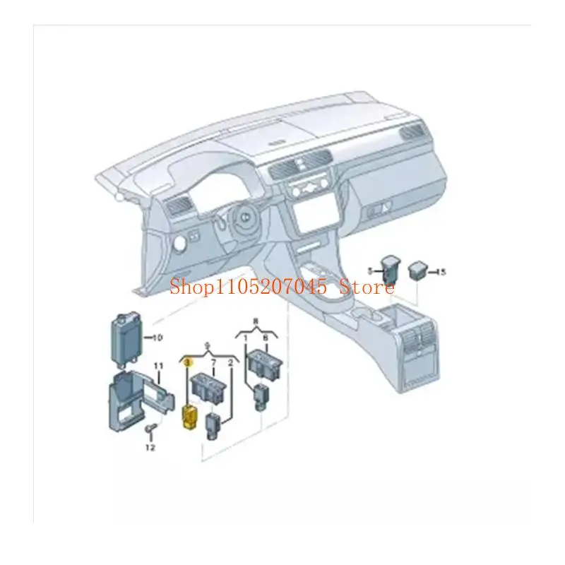 37cd Automotive Grade Auxiliary Socket With Corrosion Resistant Contacts Longevity