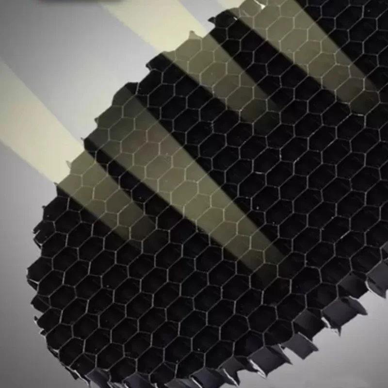 30/35/40/45/50/55/60 -100mm circular honeycomb net cover black anti-glare anti-dizziness photoelectric aluminum alloy
