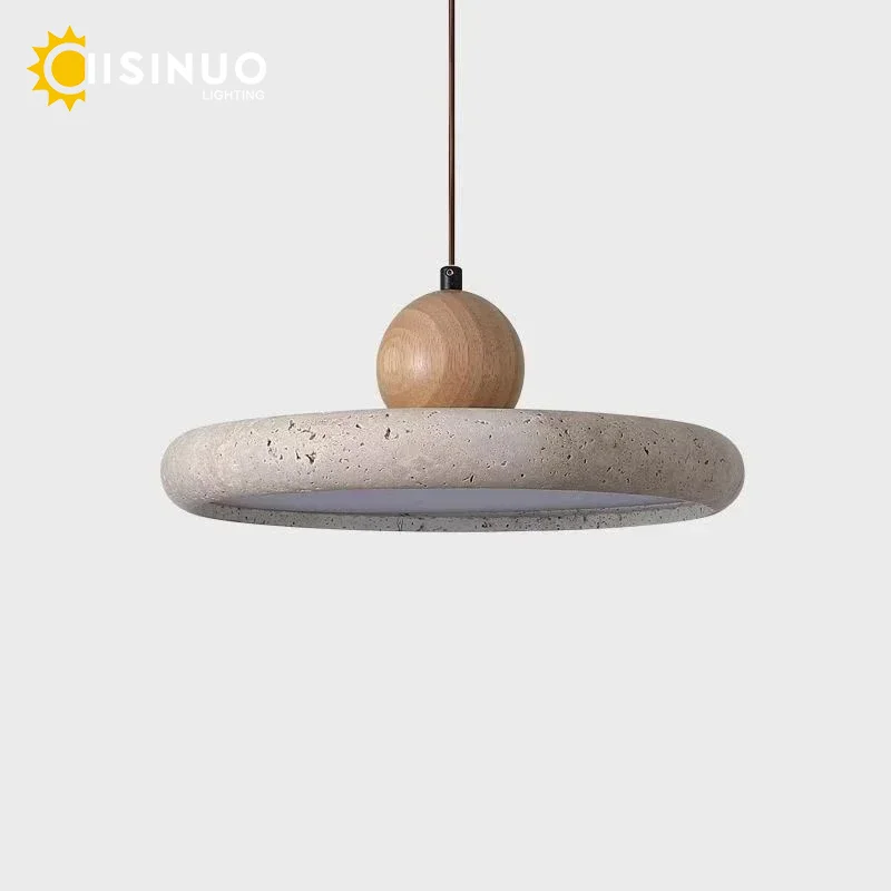 

Подвесные светильники Wabi Sabi из натурального камня, потолочные люстры для дома, столовой, спальни, декоративные светильники