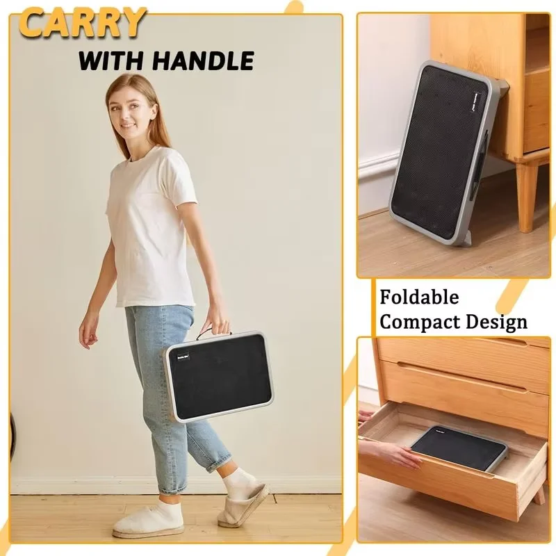 مقعد قابل للطي قابل للتعديل مع منصة غير قابلة للانزلاق وأقدام مطاطية سميكة، سلم محمول لغرفة نوم حمام الحيوانات الأليفة RV للمكتب #4