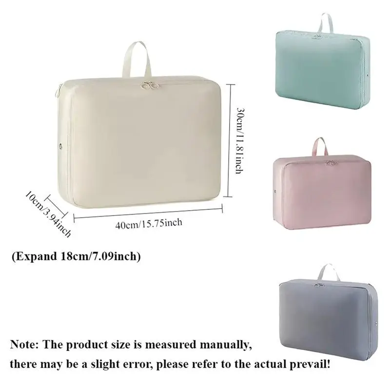 ABBP-4PCS/Set ضغط التعبئة الملابس أسفل سترة القطن لحاف تخزين التوسع المنظم حقيبة