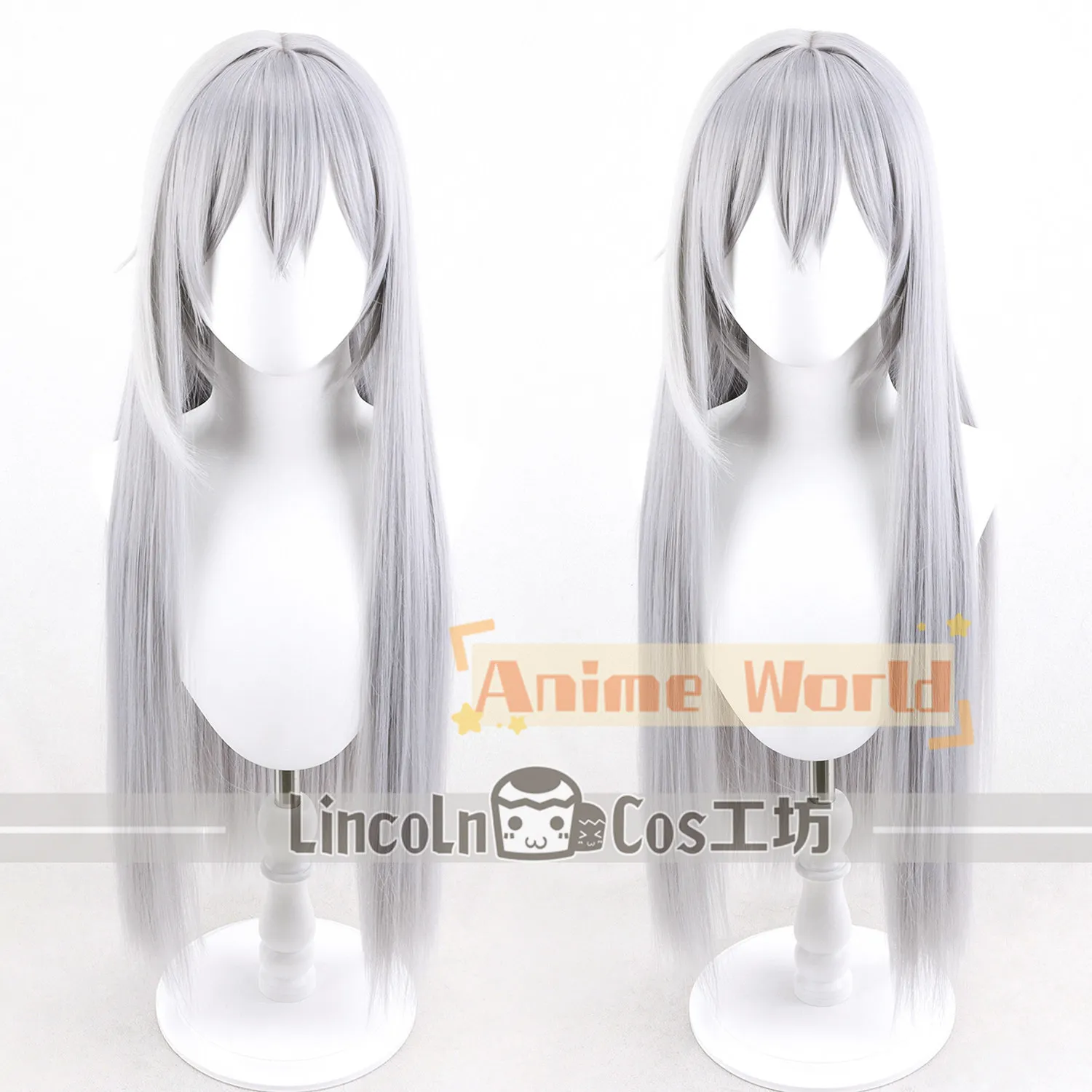Anime Sen Orikasa Cosplay Wig Halloween Carnival Party Props Synthetic Hair Heat Resistant Fiber + Wig Cap