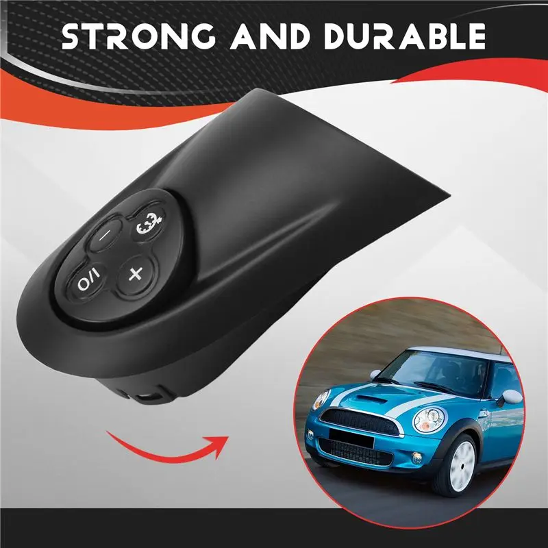 Ingenious-Trim Cover Switch Button For Steering Wheel Cruise Control For BMW MINI Cooper R55 R56 R57 R58 R59 R60 R61 2007-2010