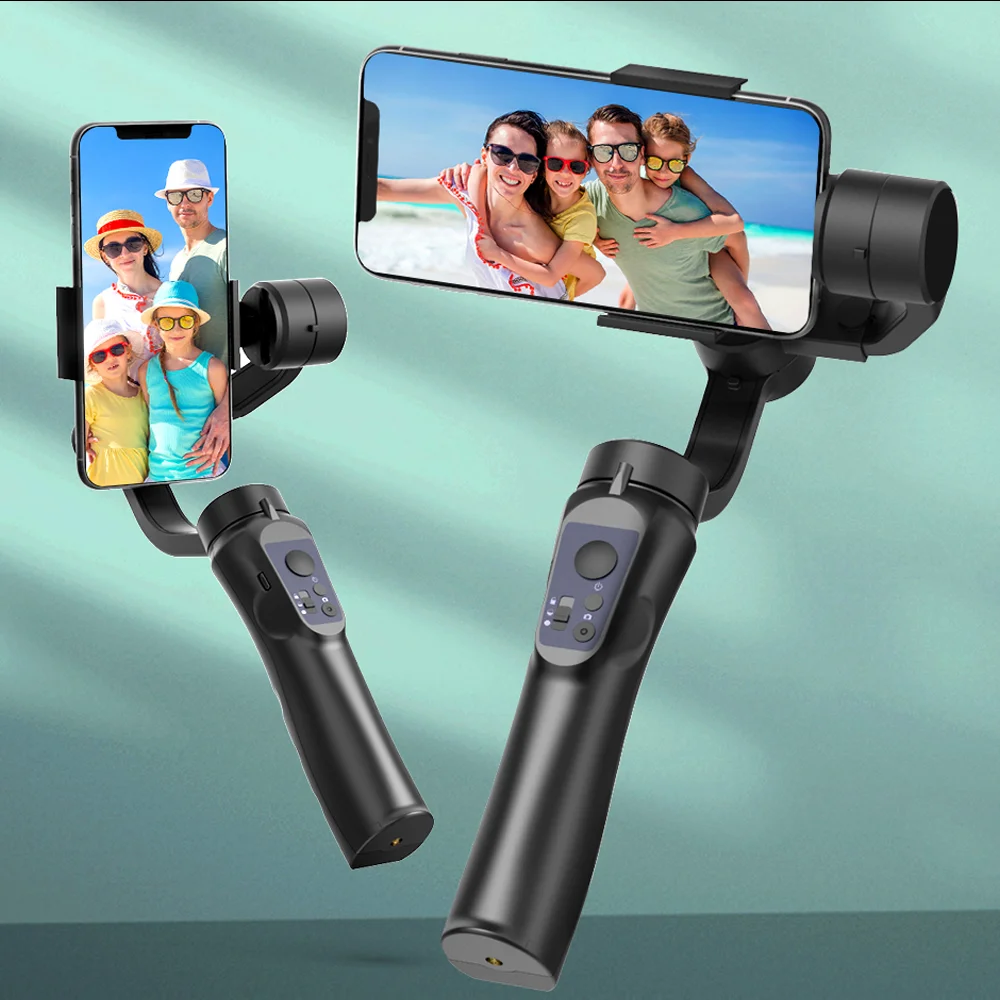 

Verbeterde H4 Mobiele Telefoon Stabilisator 3-Axis Handheld Stabilizer Gimbal Smartphone Anti-Shake Selfie Stok