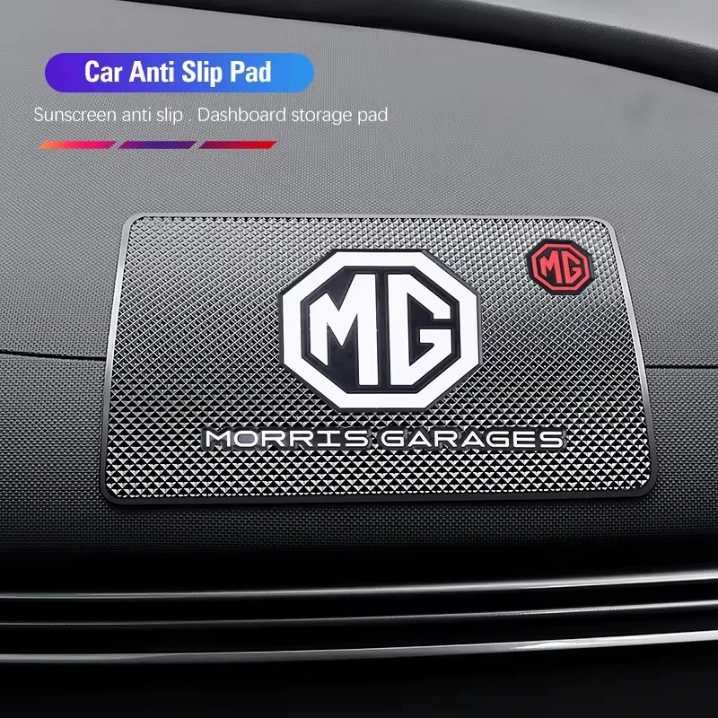 Car Dashboard Anti‑Slip Mat Non‑Skick Pad Wear‑Resistant Durable Stylish For MG ZS MG4 EV MG HS MG3 MG5 EV Marvel R MG ONE
